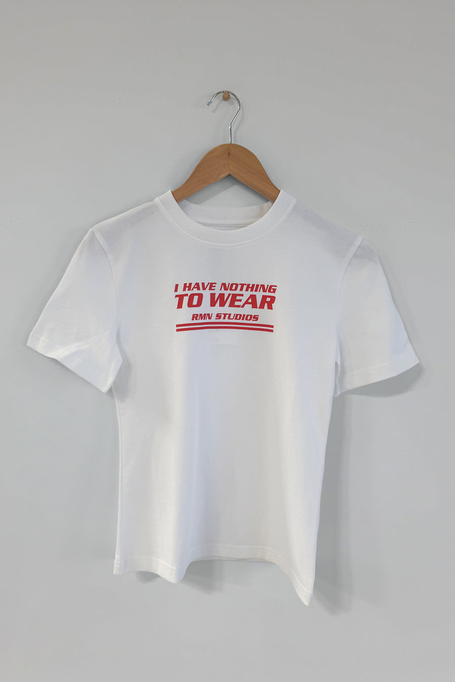 NOTHING TO WEAR BABY TEE - WHITE