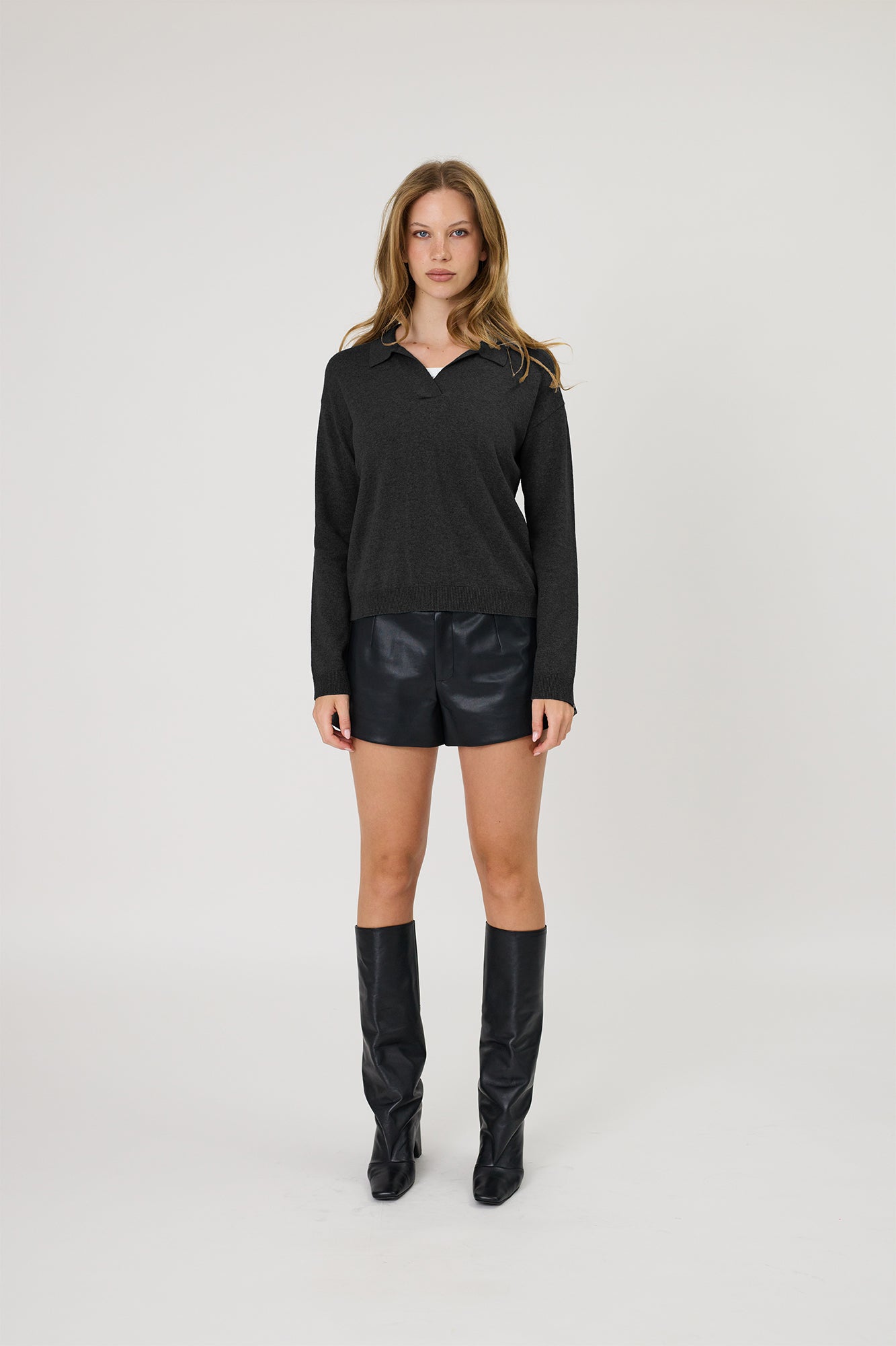 TORI POLO - BLACK