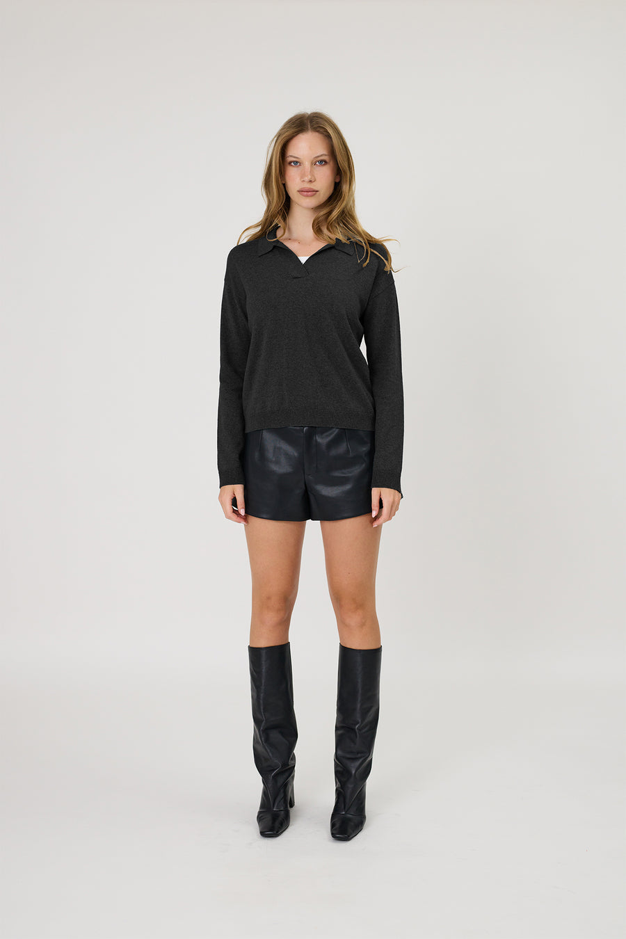 TORI POLO - BLACK