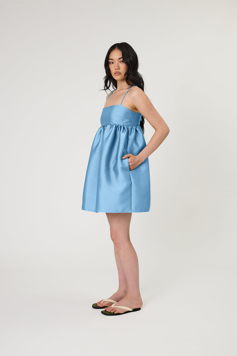 SYDNEY MINI DRESS - SKY