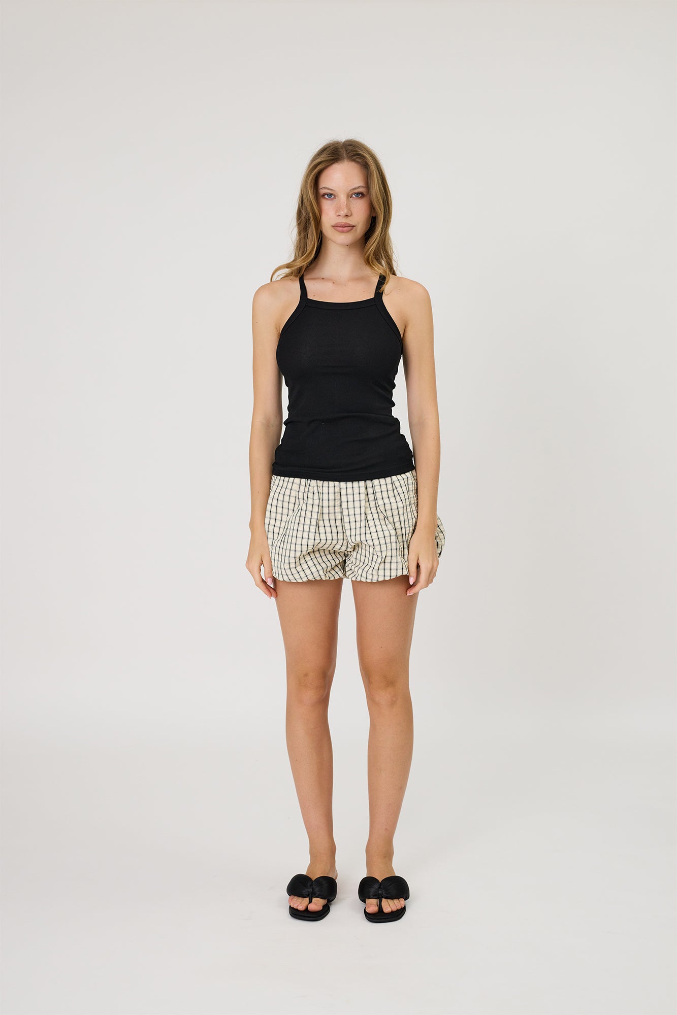 SERA BLOOMER - IVORY CHECK
