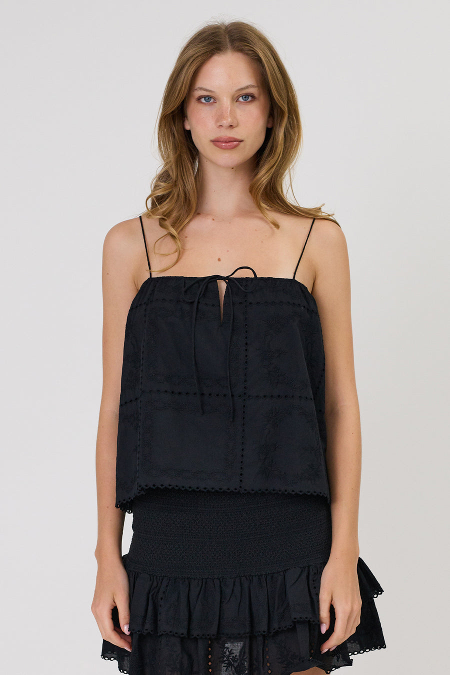 SOLANGE CAMI - BLACK