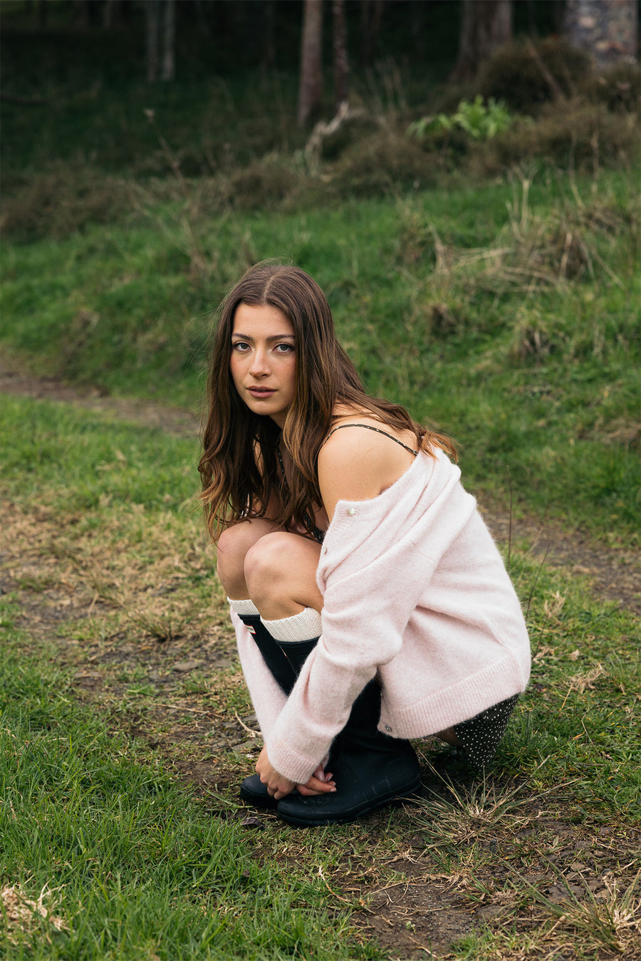 RYDER CARDIGAN - BLUSH