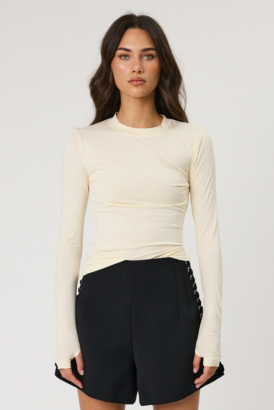 ALBA LONG SLEEVE - BONE