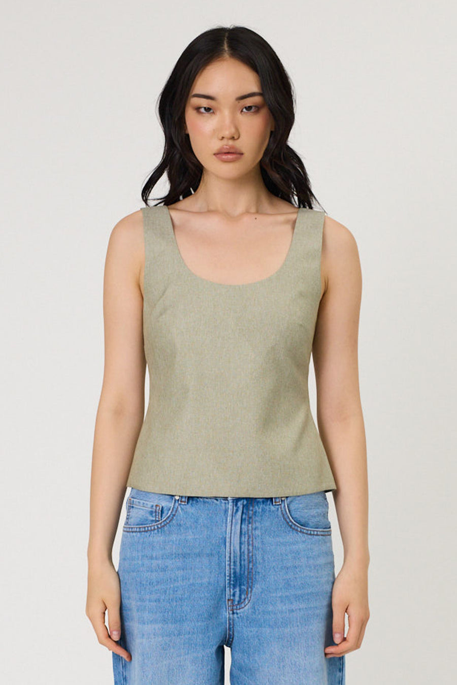 AMARA TOP - SEAWEED