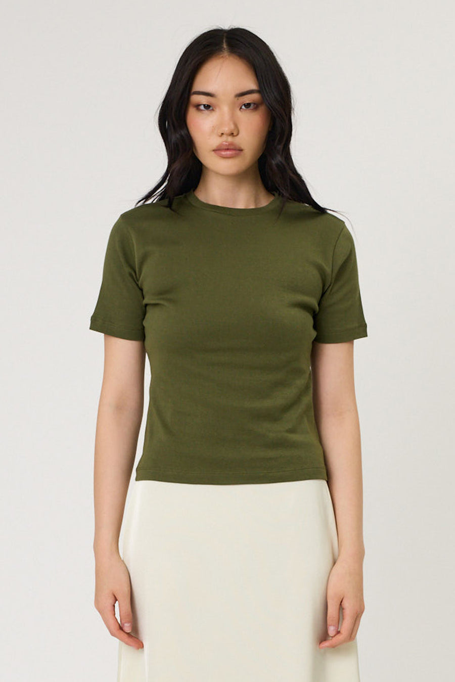 ARDEN TEE - SEAWEED