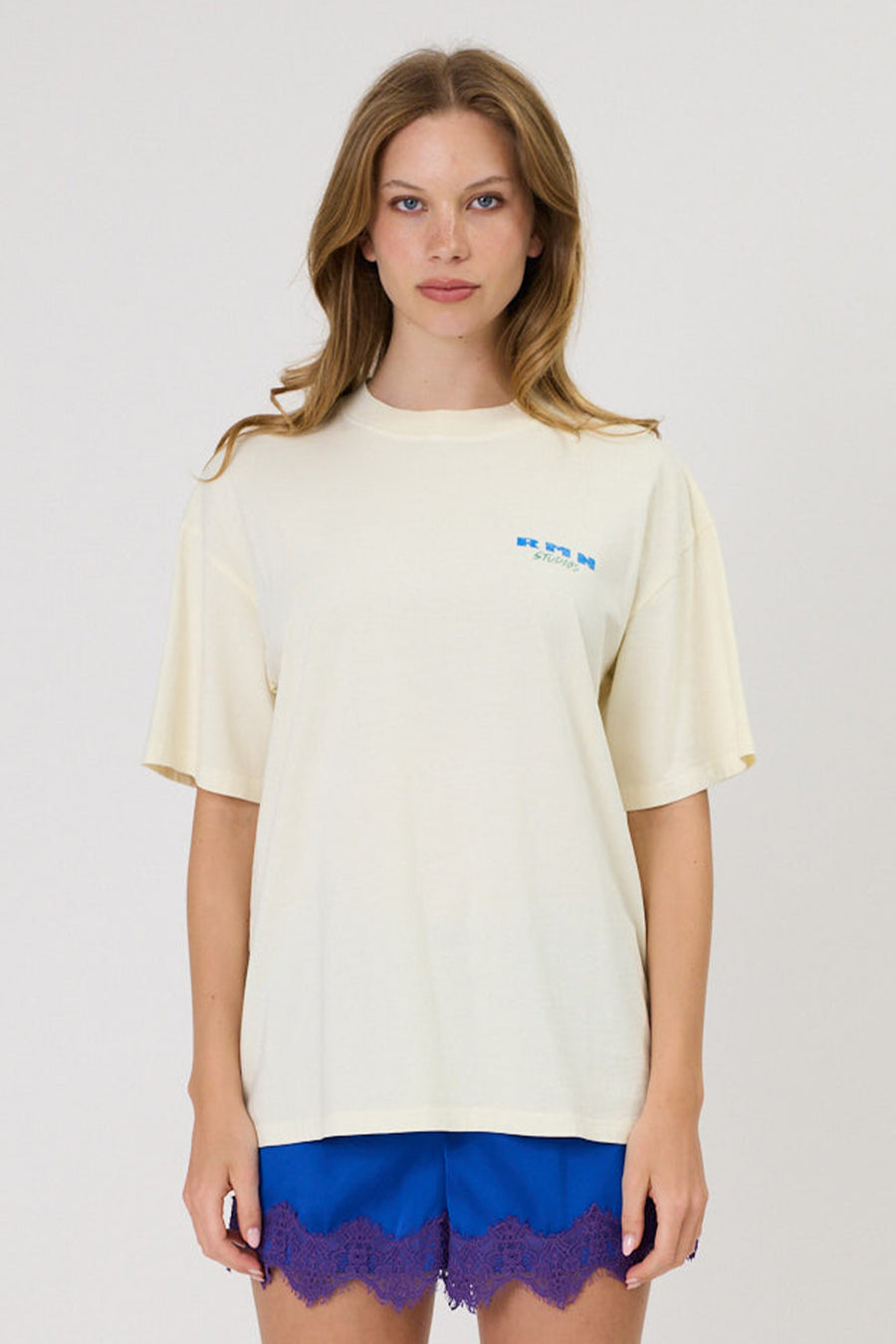 STAR TEE - WASHED IVORY