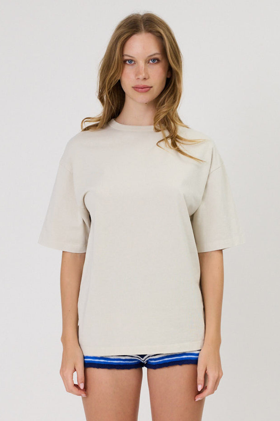 ARIA TEE - WASHED IVORY