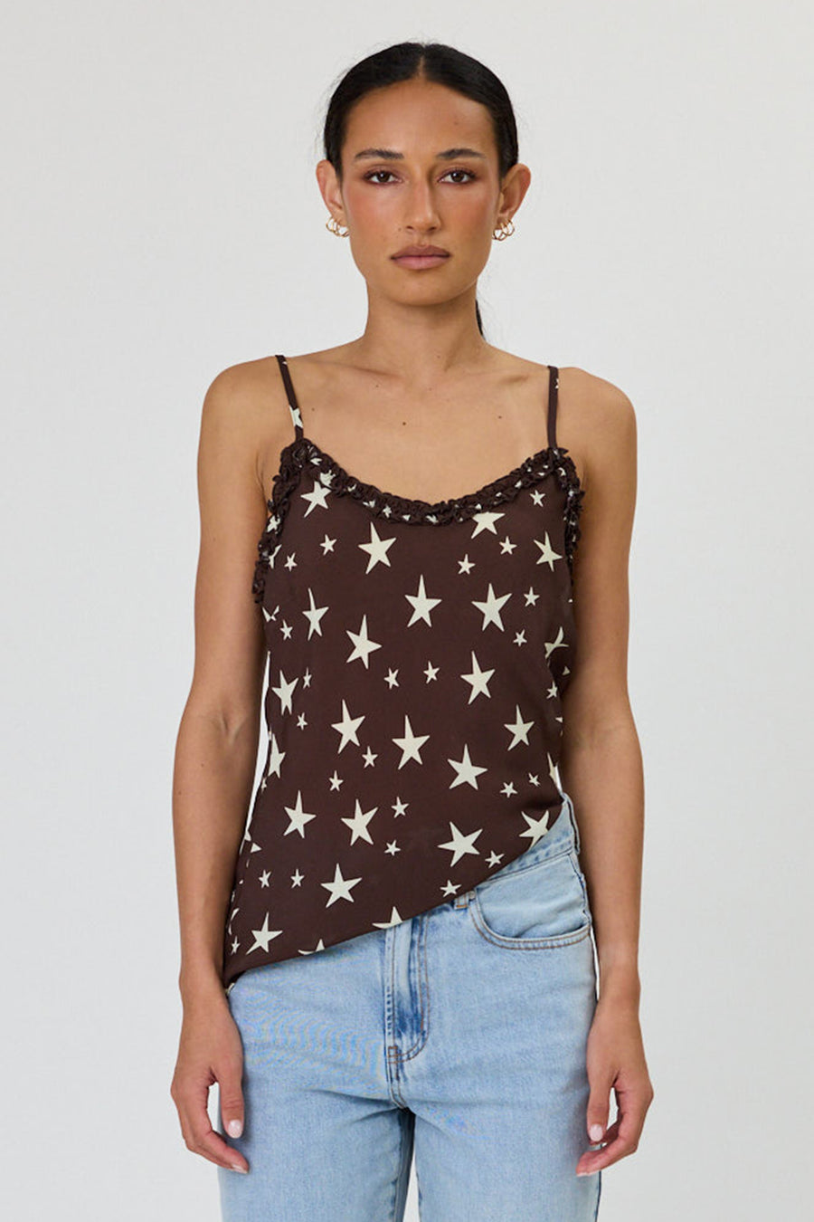 MARLEY CAMI - CHOCOLATE STAR