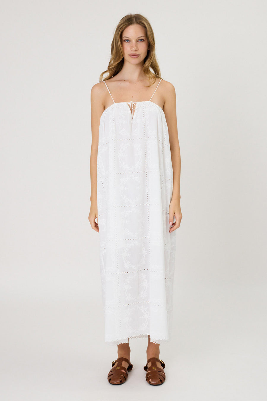 SOLANGE MAXI DRESS - IVORY