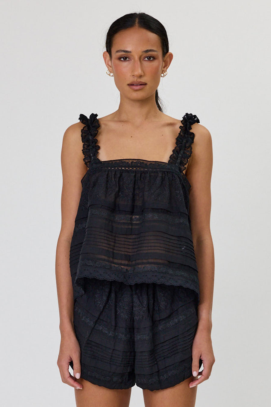 LILY TOP - BLACK