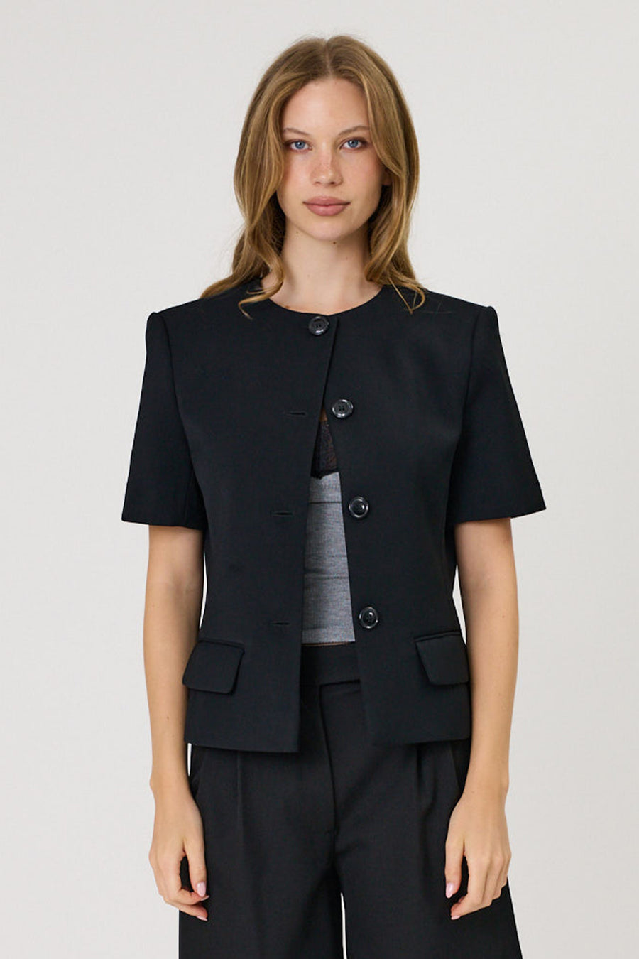 REMI BLAZER - BLACK