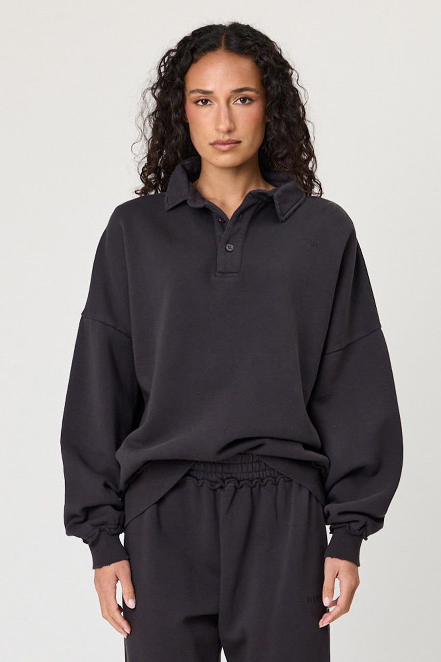 CONRAD JUMPER - WASHED BLACK