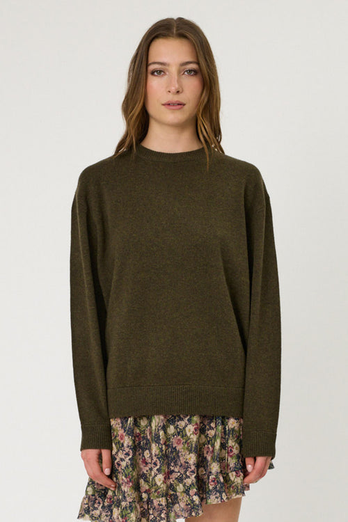 KENNEDY KNIT - OLIVE