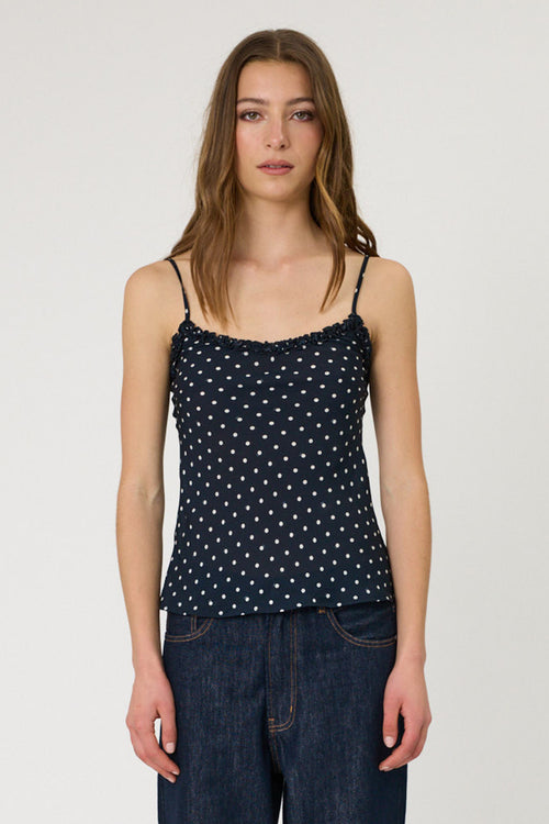 MARLEY CAMI - INDIGO SPOT