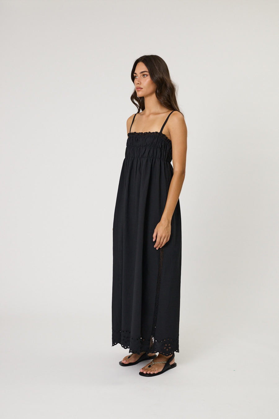 LEILANI MAXI DRESS - BLACK
