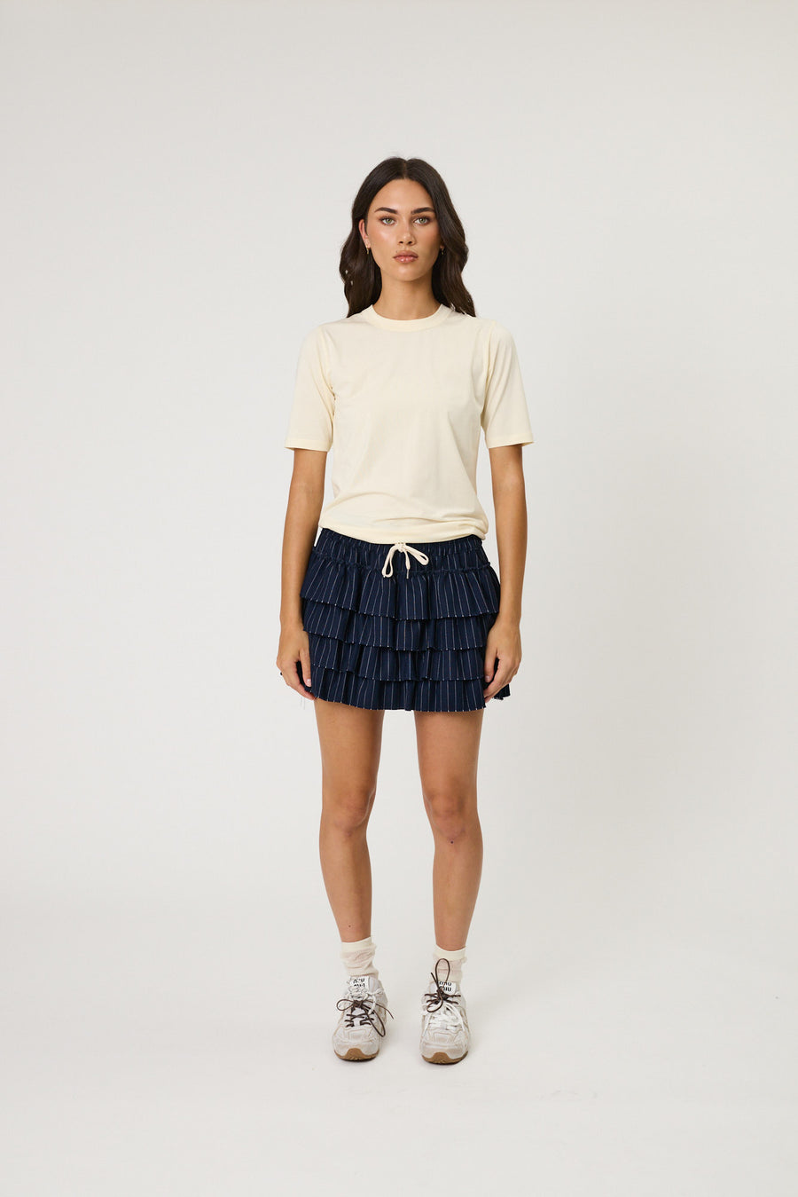 RORY MINI SKIRT - MIDNIGHT STRIPE