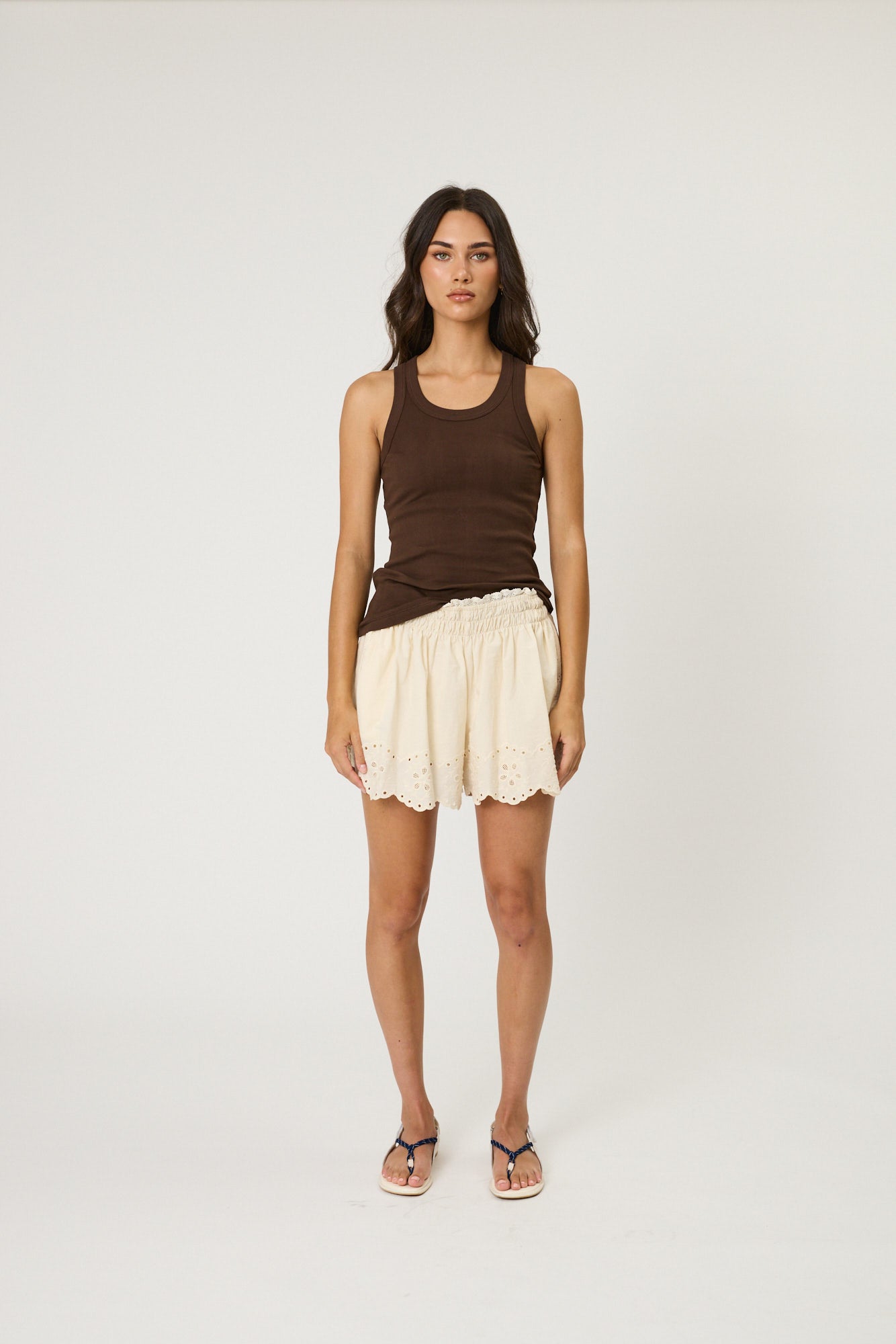 LEILANI SHORTS - BONE