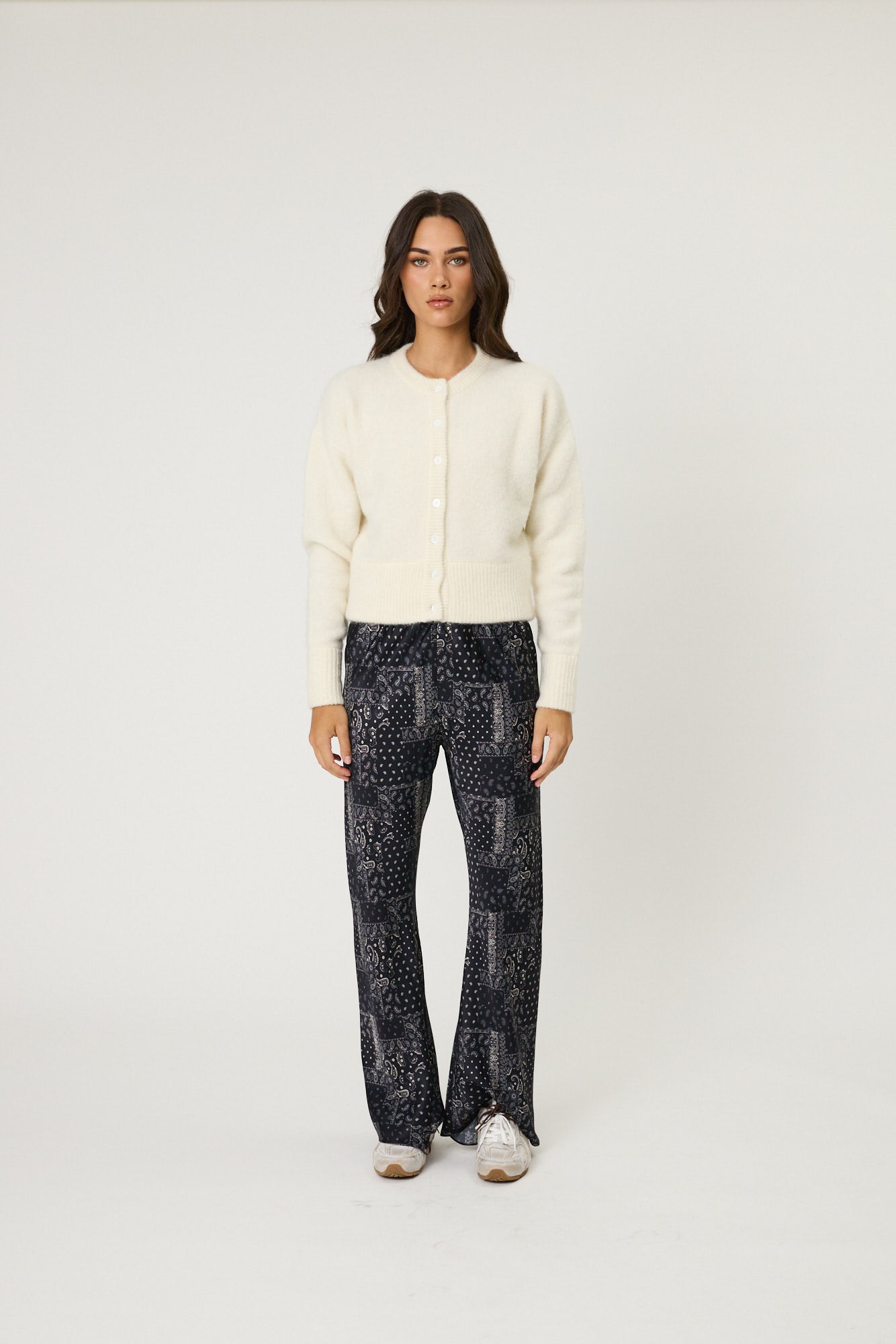 WILMA PANTS - BLACK BANDANA