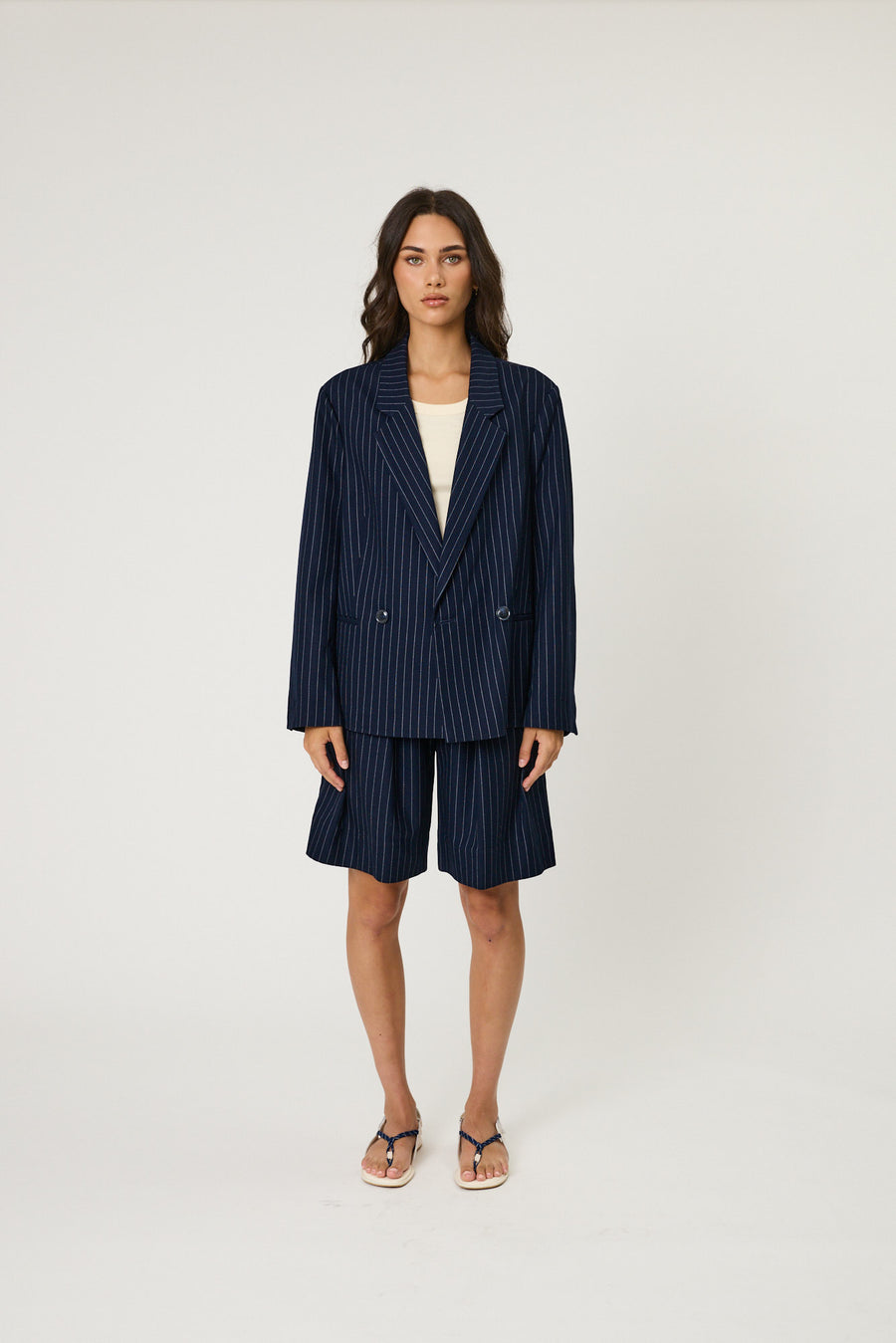 RORY BLAZER - MIDNIGHT STRIPE