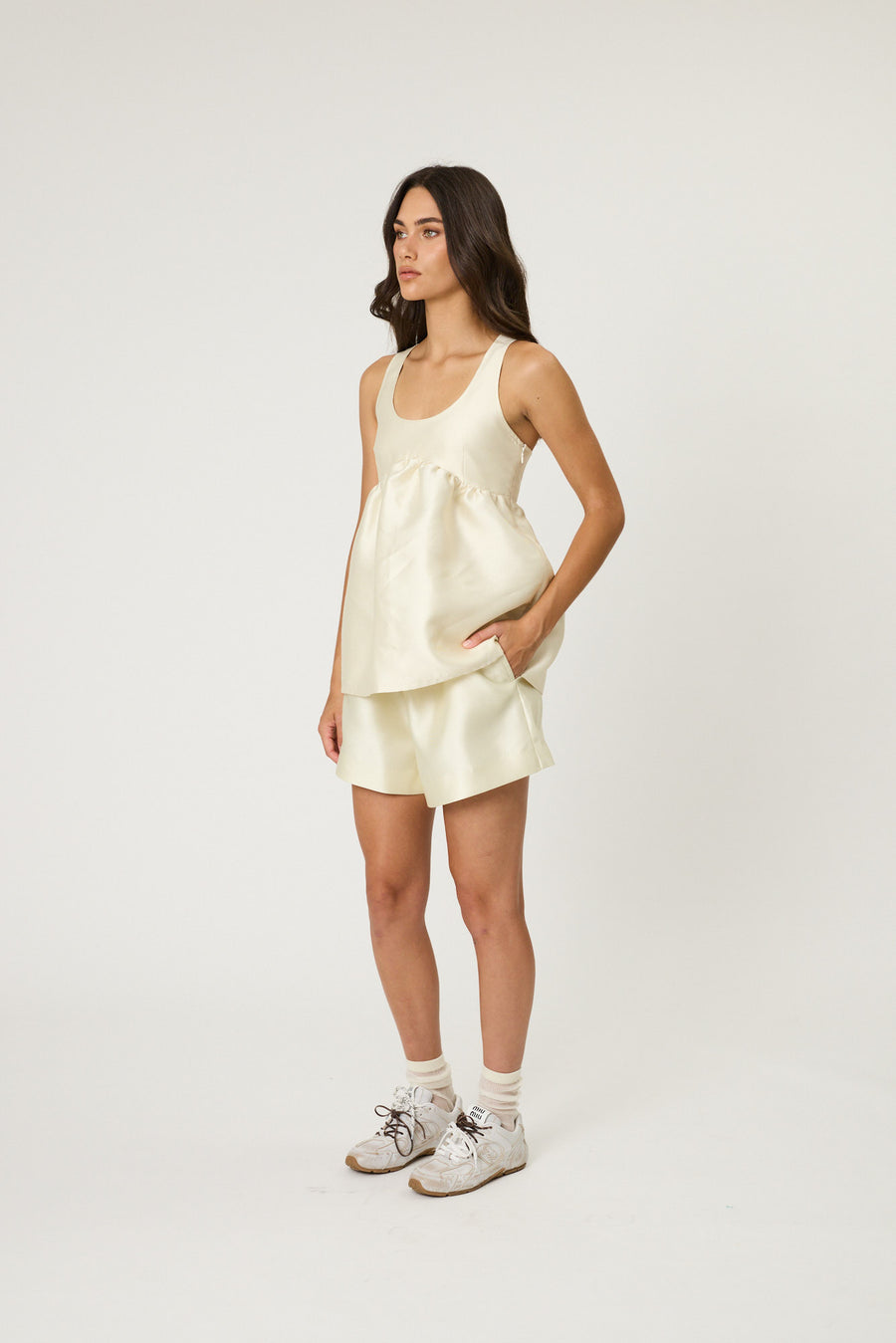 ROSA TOP - BONE