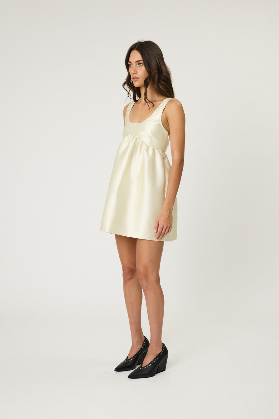 ROSA MINI DRESS - BONE
