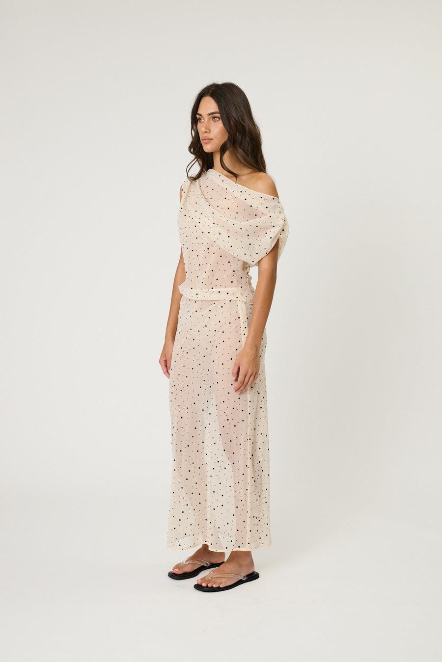WINNIE SKIRT - NUDE SPOT