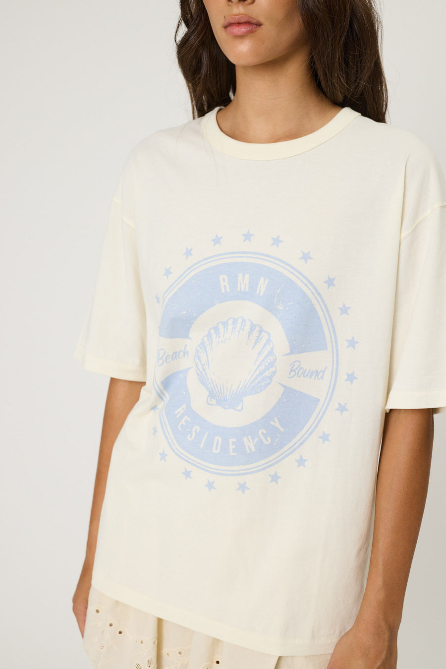 BEACH BOUND TEE - BONE