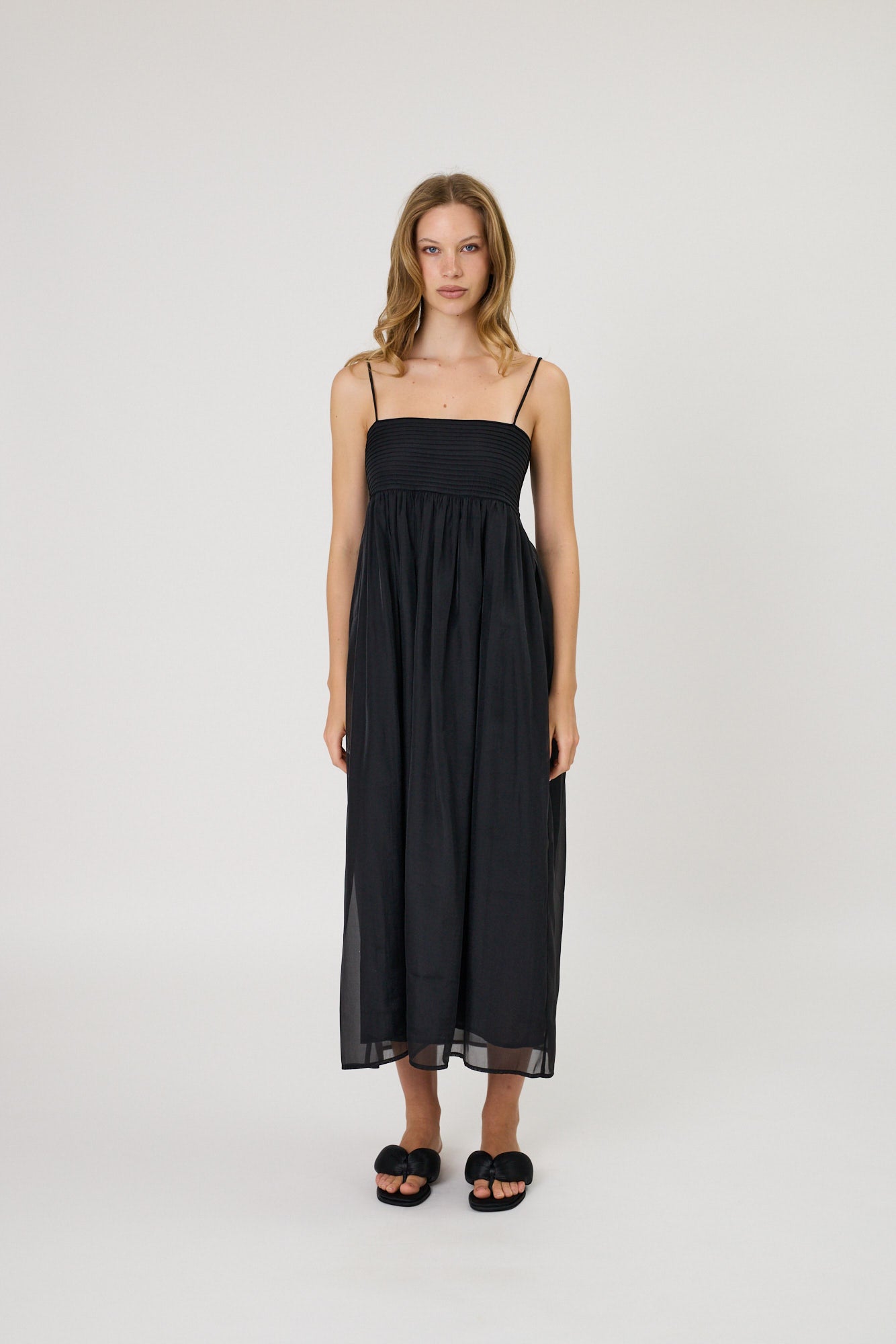 CARINA MAXI DRESS - BLACK