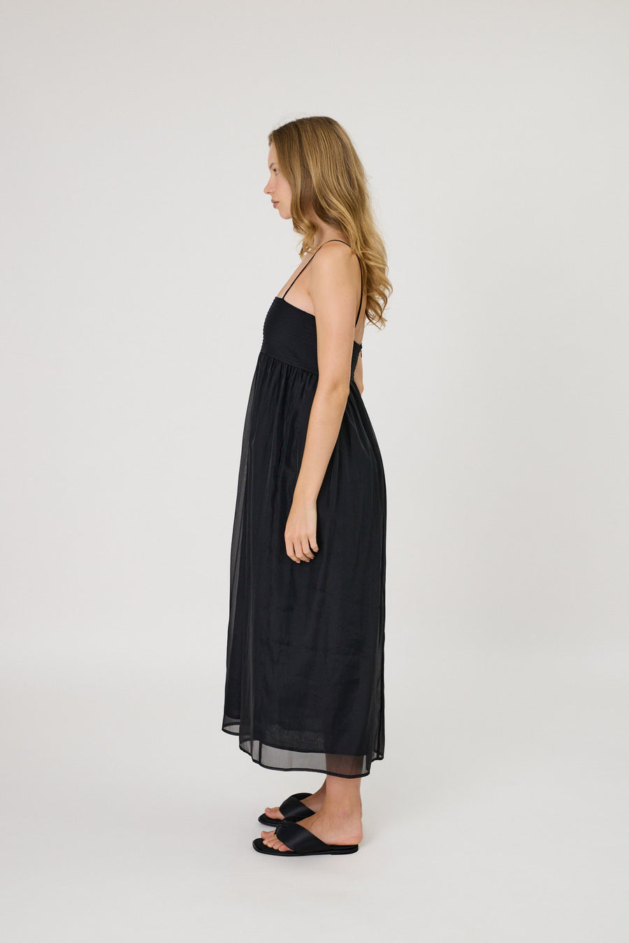 CARINA MAXI DRESS - BLACK
