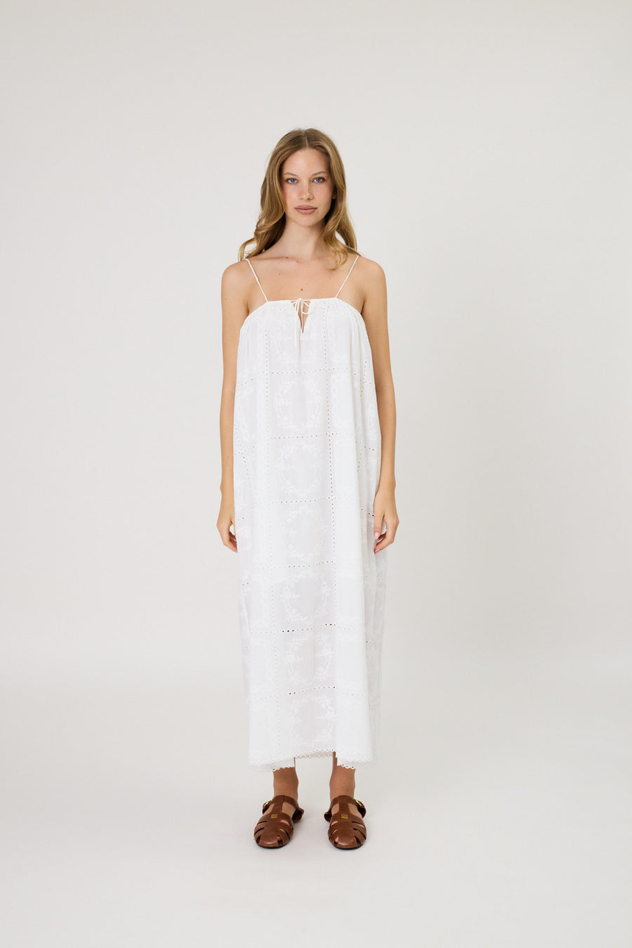 SOLANGE MAXI DRESS - IVORY