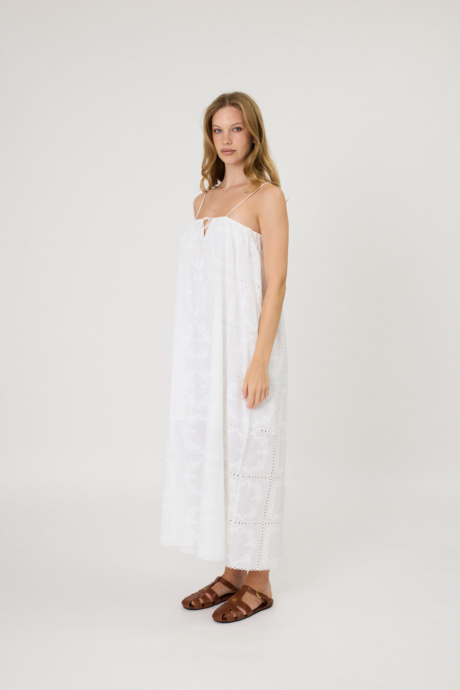 SOLANGE MAXI DRESS - IVORY