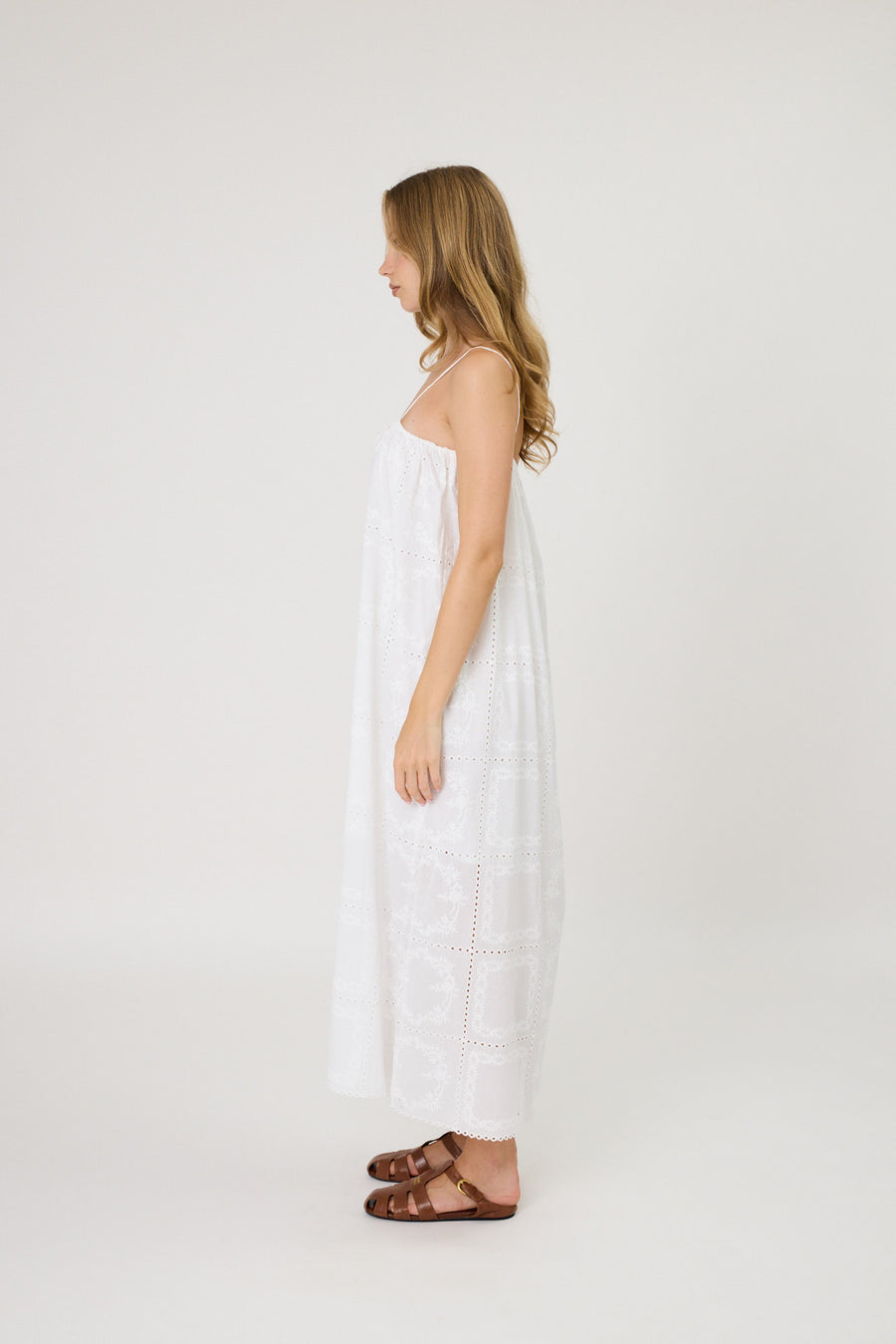 SOLANGE MAXI DRESS - IVORY