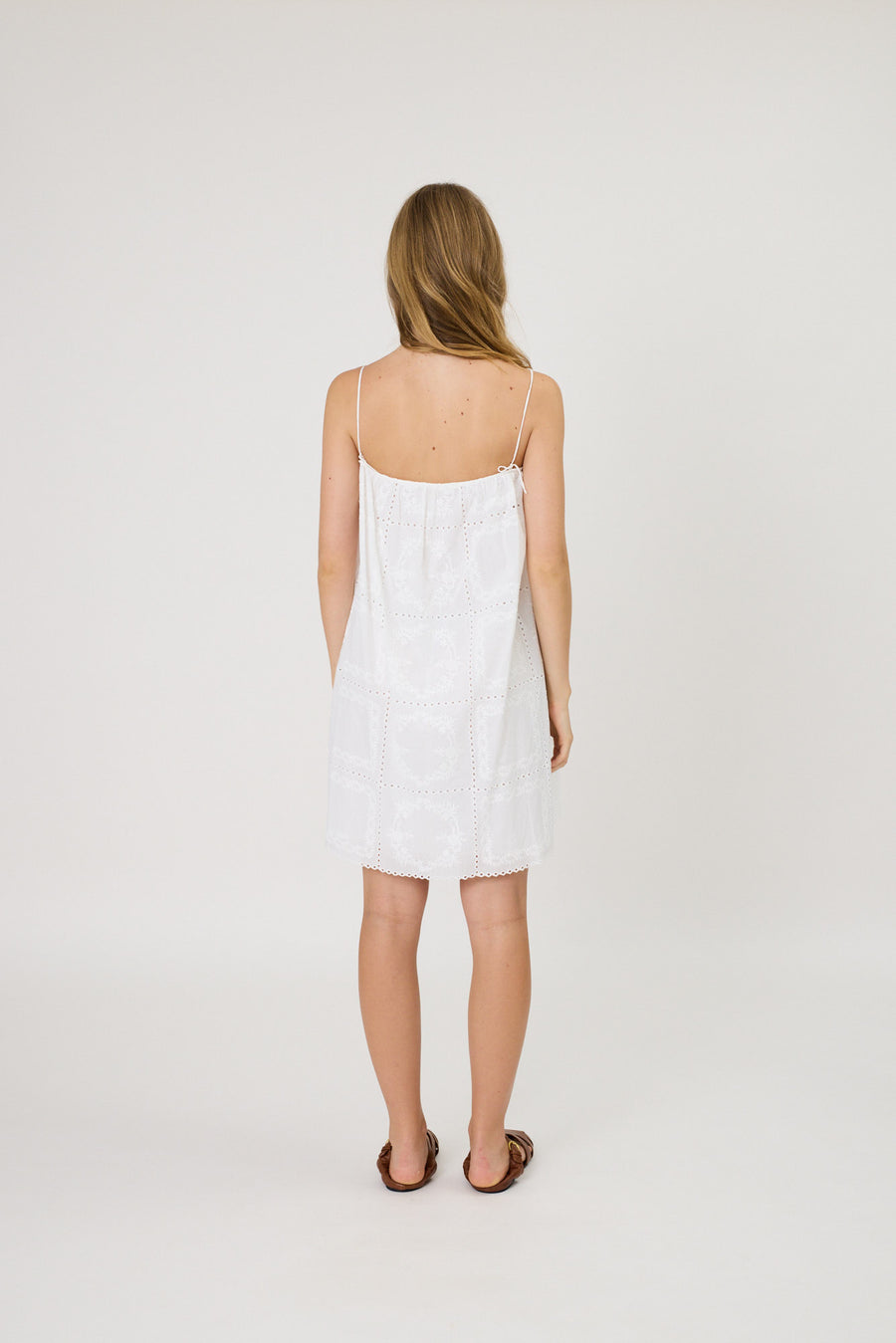 SOLANGE MINI DRESS - IVORY