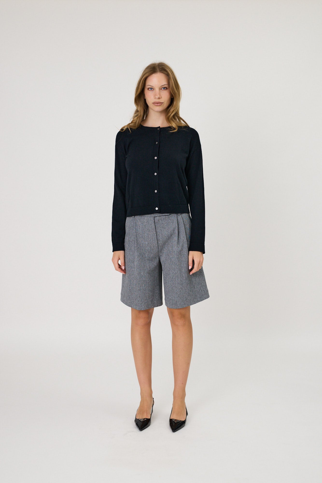KARA CARDI - BLACK