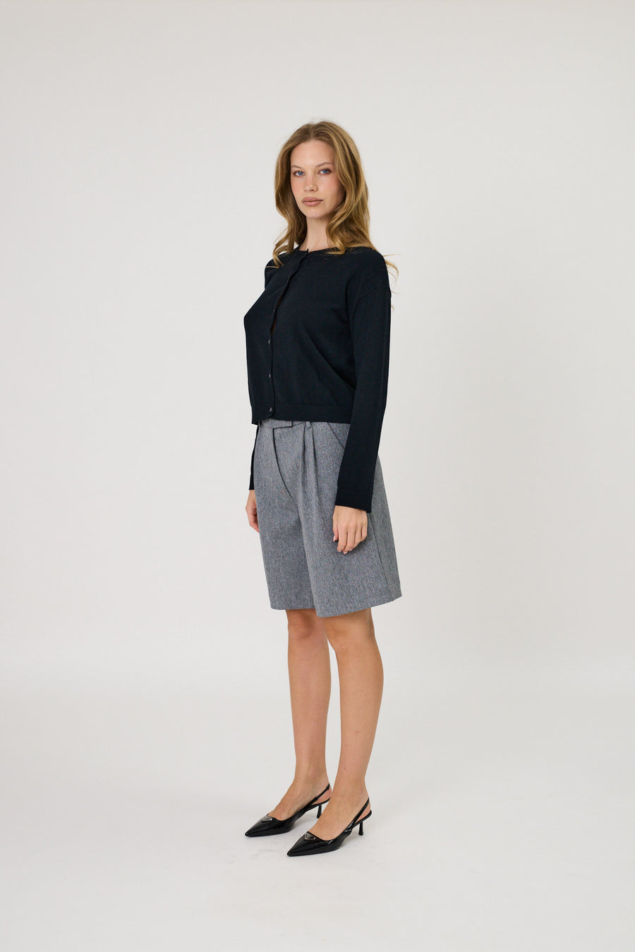 KARA CARDI - BLACK