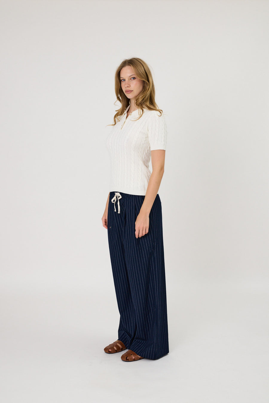 CASSIE POLO - IVORY