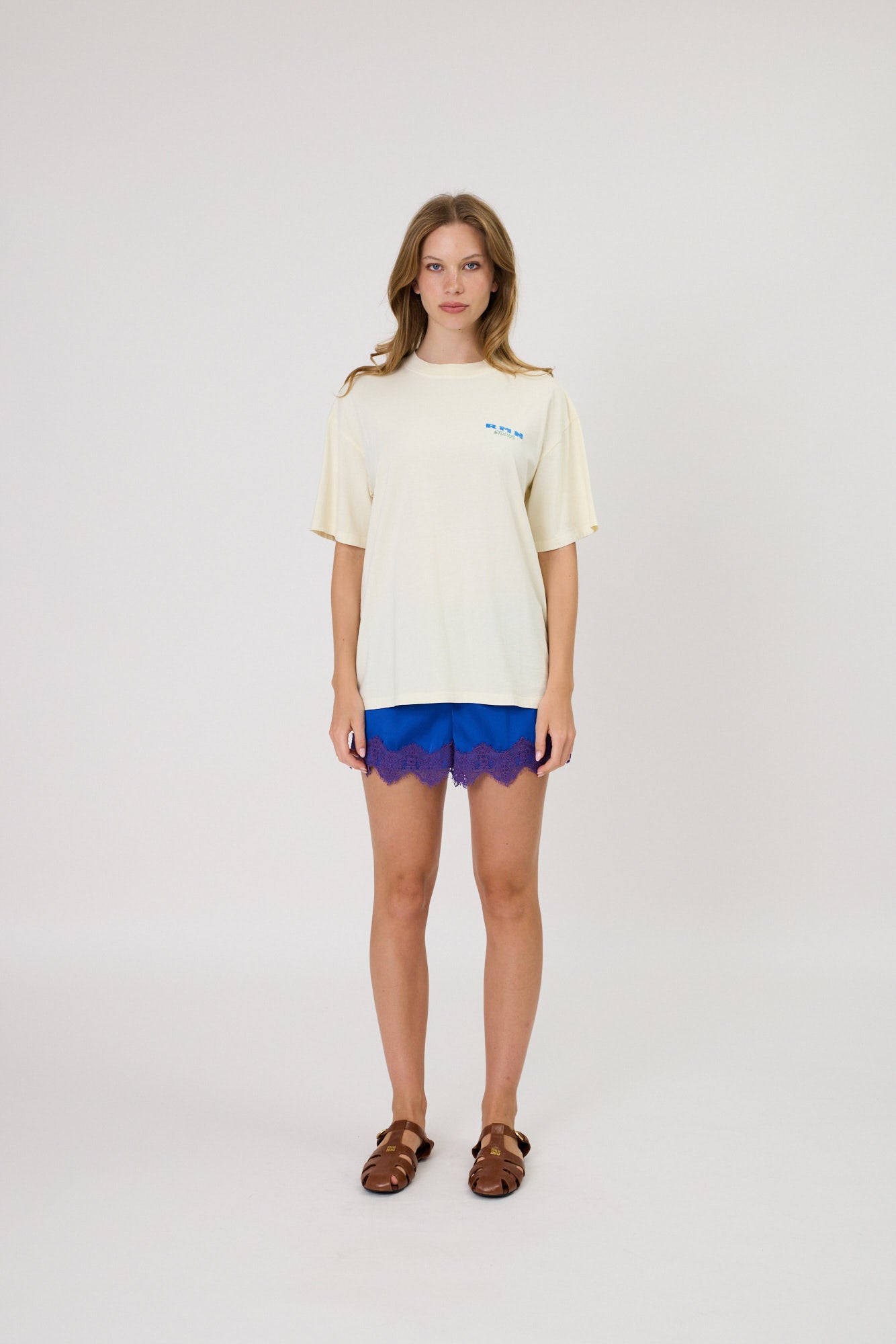 STAR TEE - WASHED IVORY