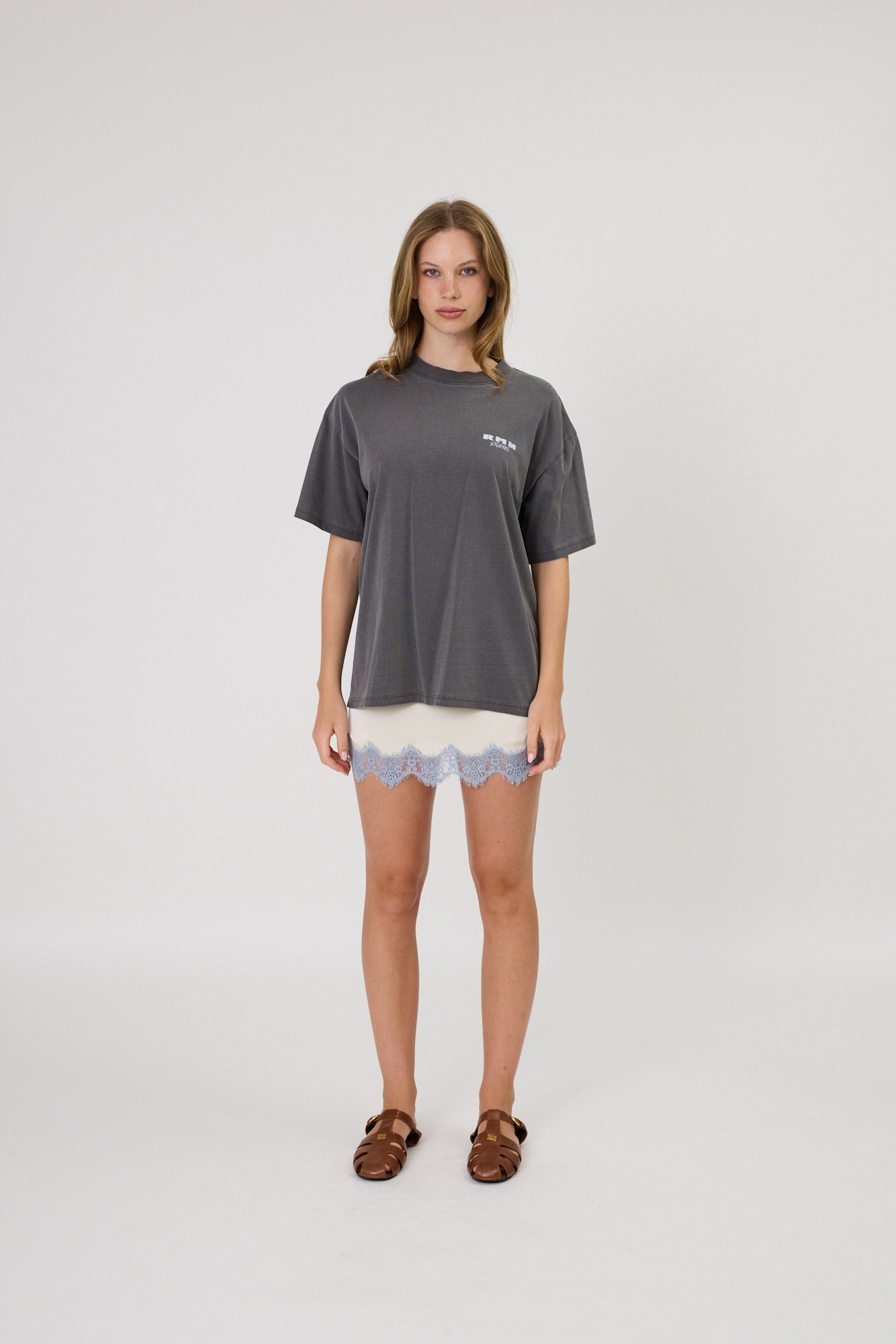 STAR TEE - WASHED BLACK
