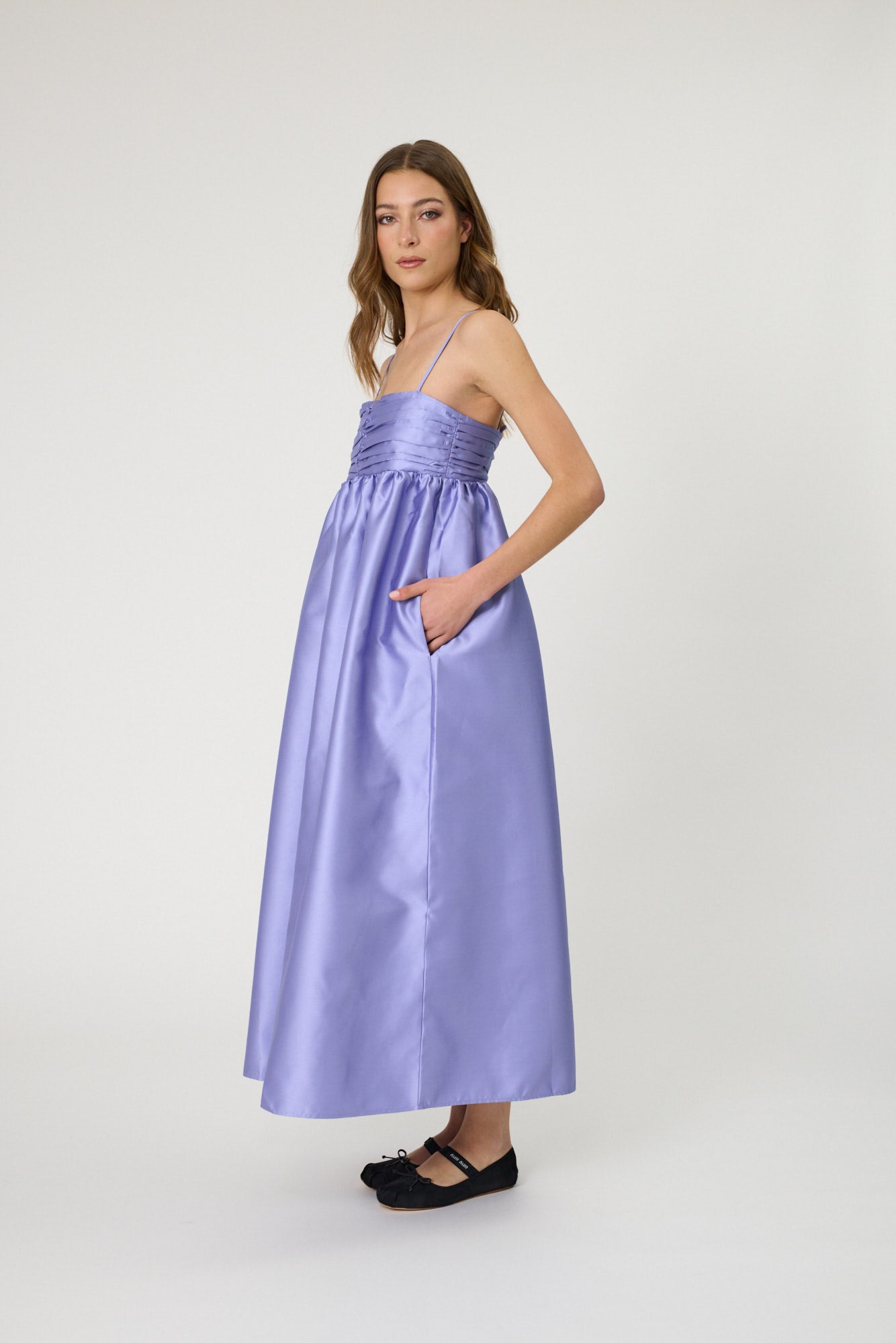 SLOANE MAXI DRESS - AMETHYST