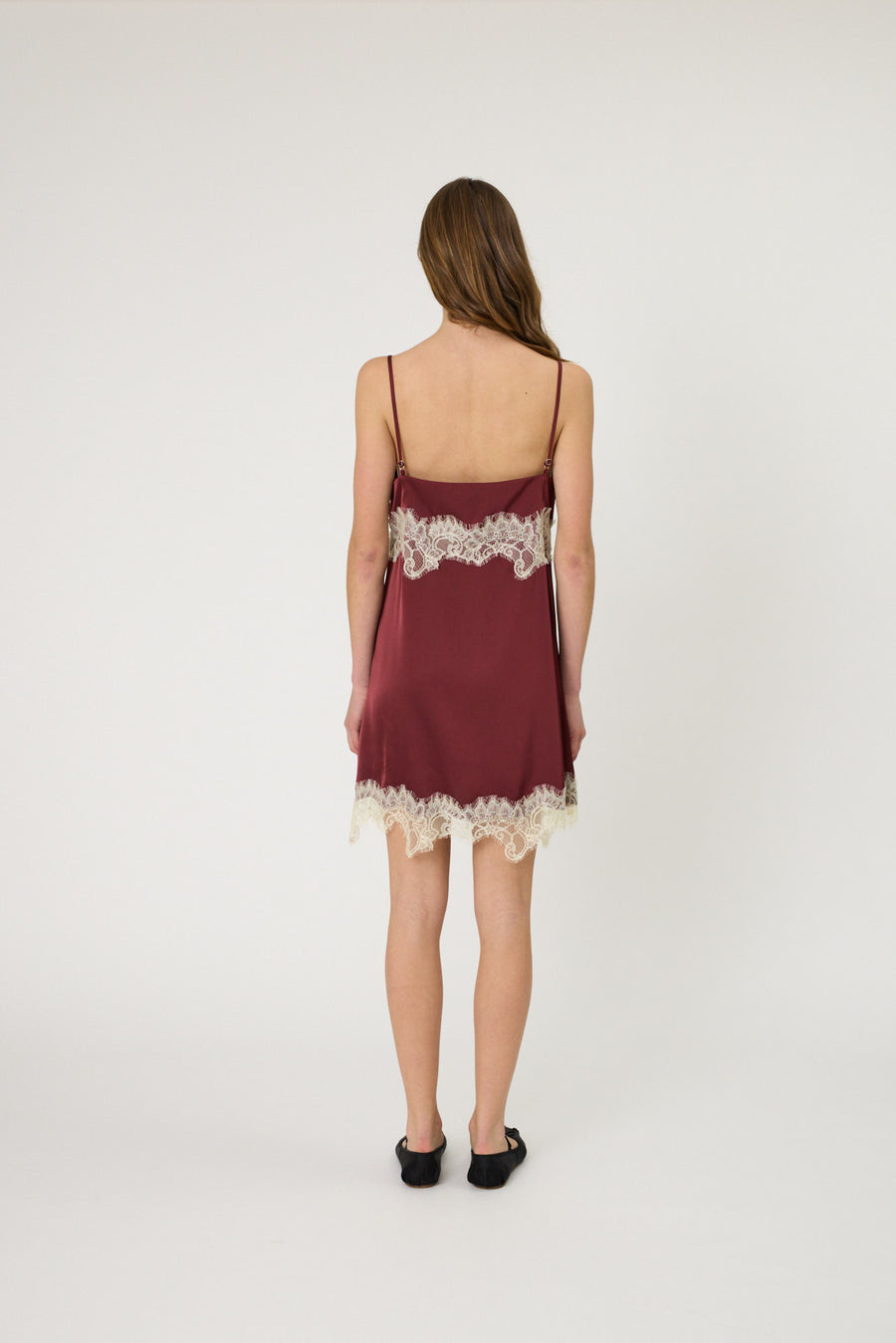 LARA MINI DRESS - POMEGRANATE