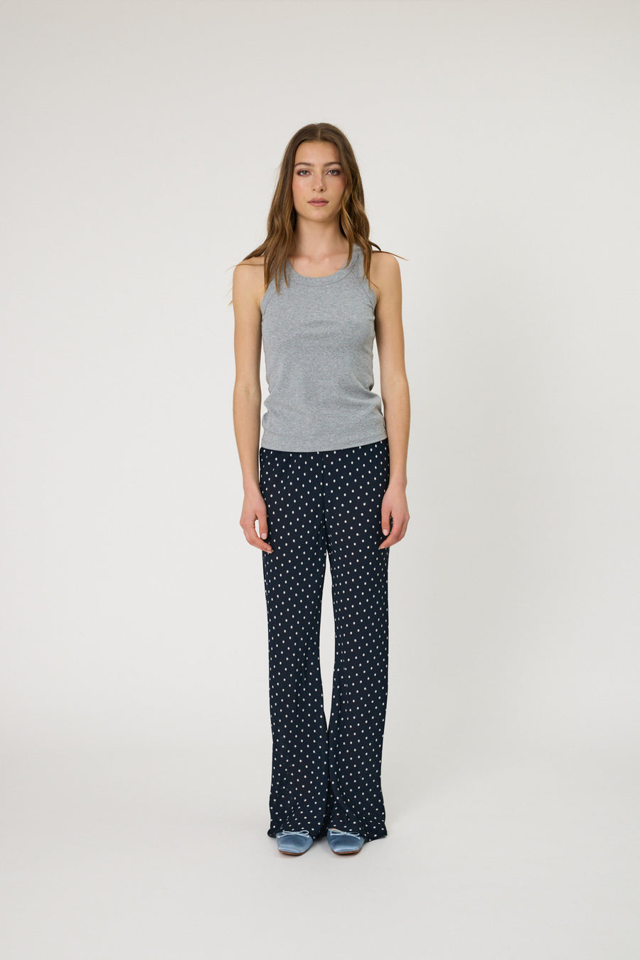 DREW TANK - GREY MARLE