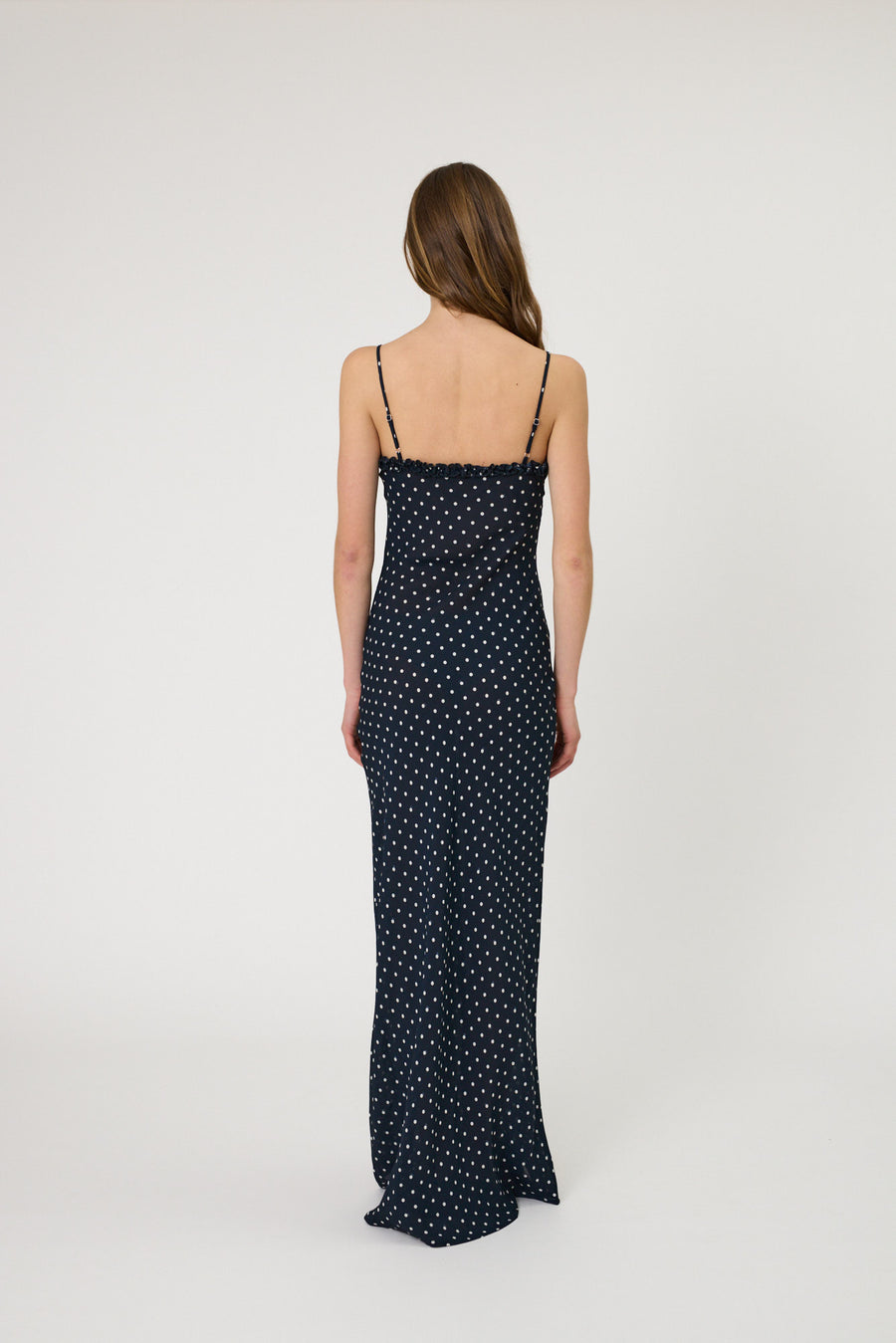 SIENNA MAXI DRESS - INDIGO SPOT