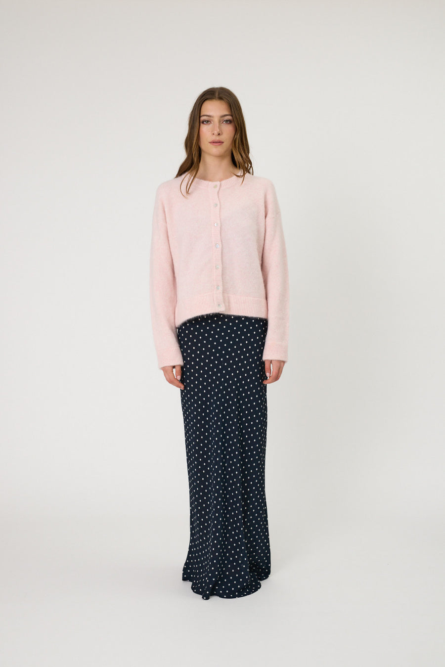 RYDER CARDIGAN - BLUSH