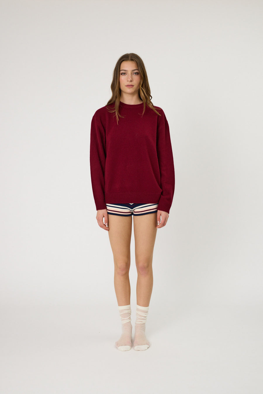 KENNEDY KNIT - POMEGRANATE