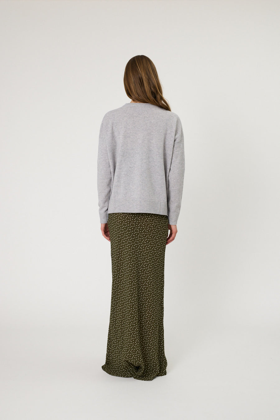 TALI CARDIGAN - GREY MARLE