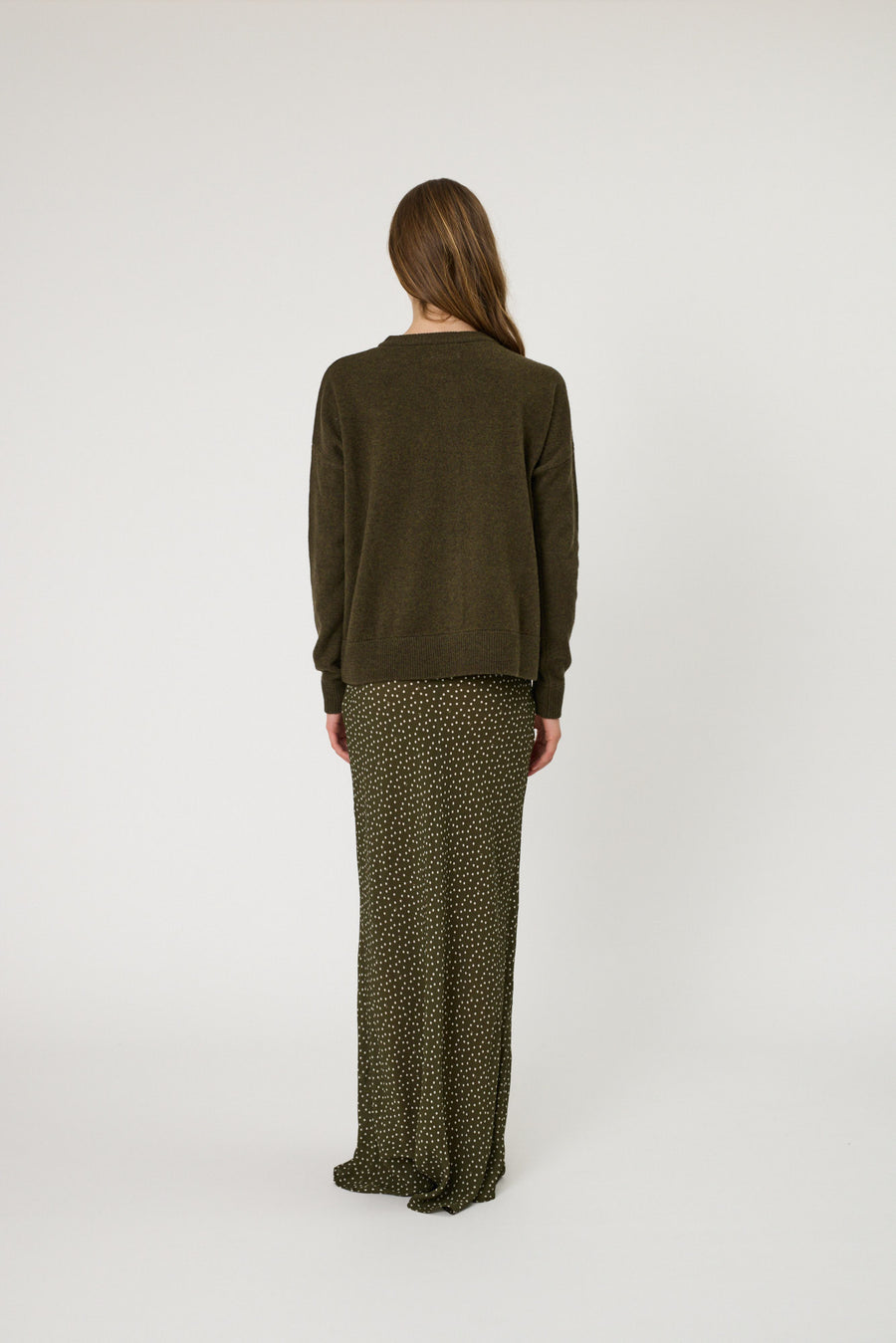 TALI CARDIGAN - OLIVE