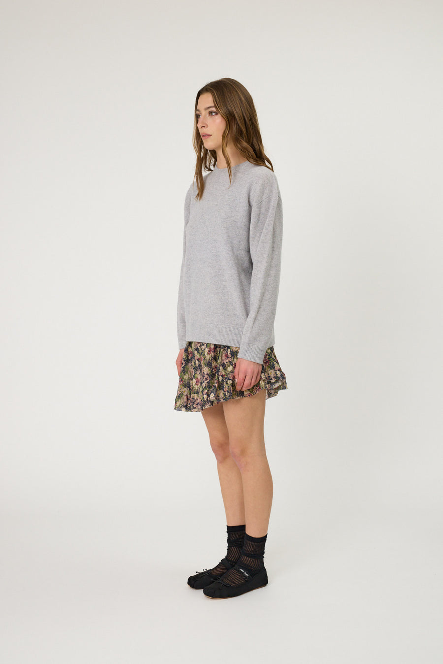 KENNEDY KNIT - GREY MARLE