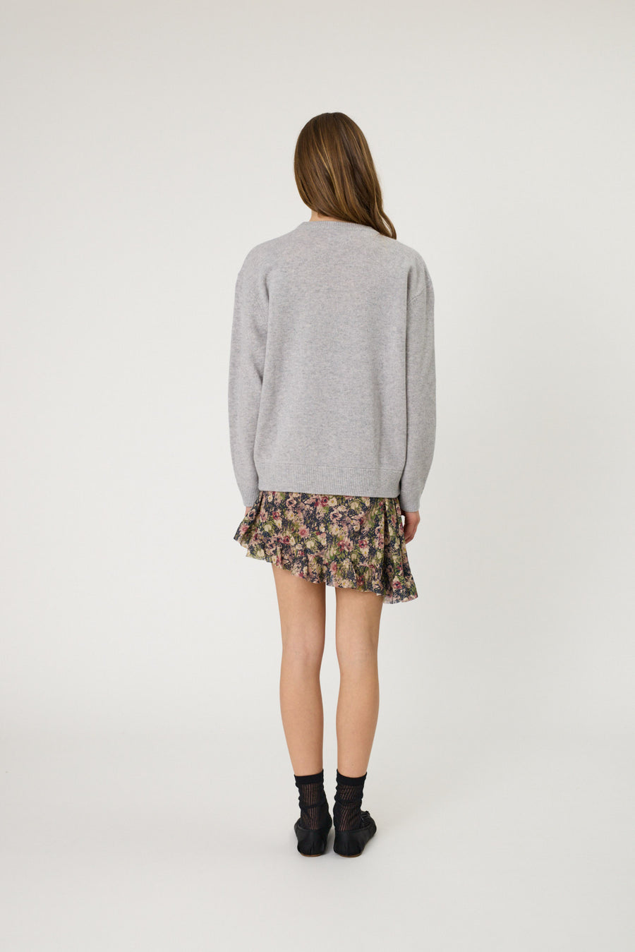 KENNEDY KNIT - GREY MARLE