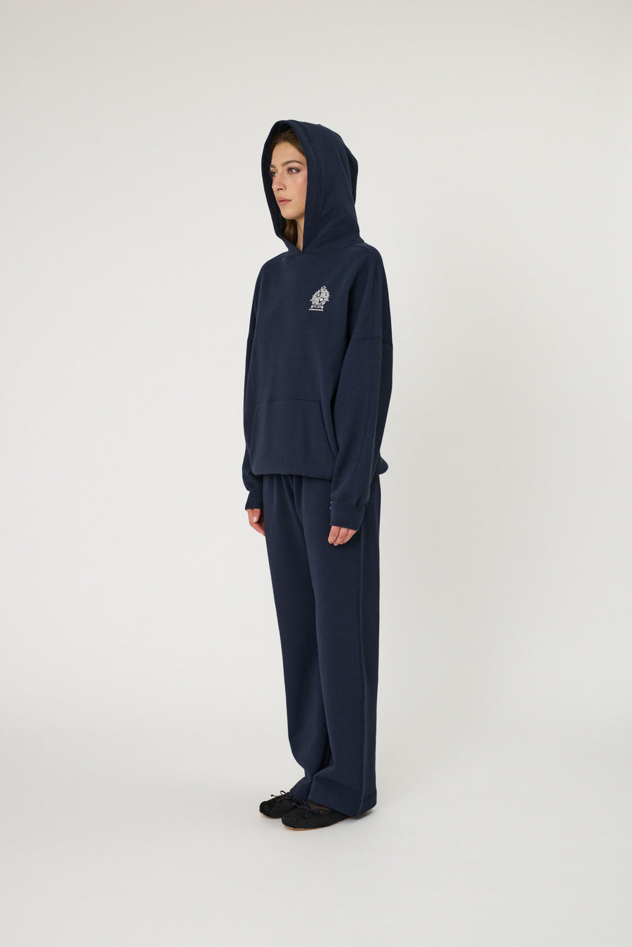 CREST HOOD - INDIGO